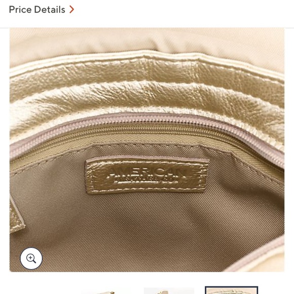 Brand new American Leather Co. Gold purse - Picture 7 of 7